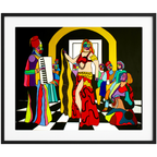 belly dancers sound of colors painting rime sbai 