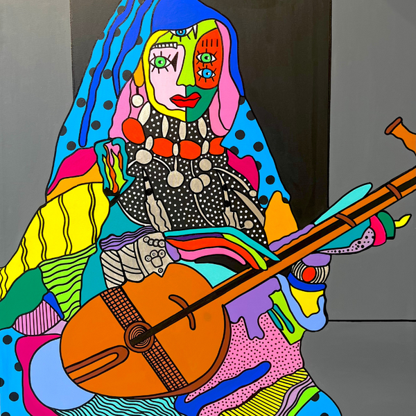 Kharboucha sounds of colors painting by rime sbai