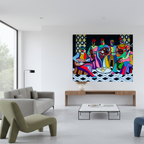 malhun sounds of colors painting by rime sbai