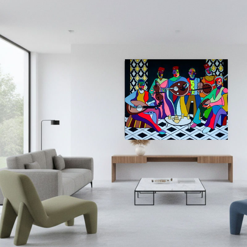 malhun sounds of colors painting by rime sbai